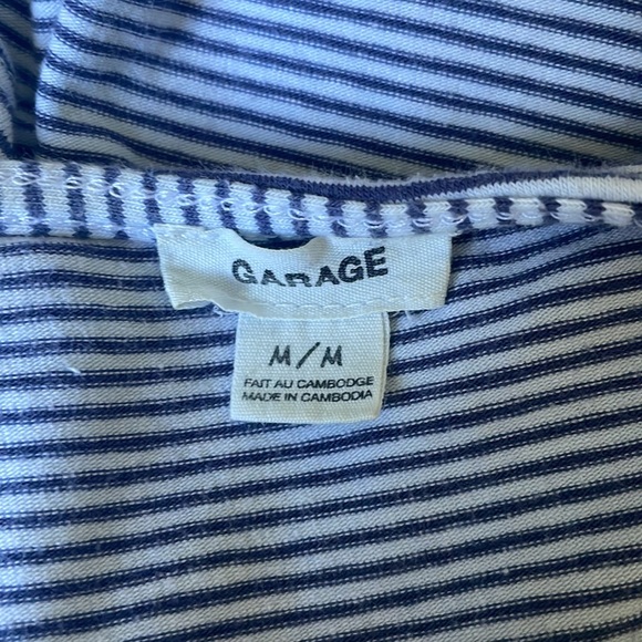 Striped Garage Bodysuit Size Medium - Picture 4 of 6